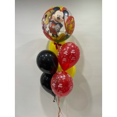 Mickey Mouse Bubble & 6 Latex
